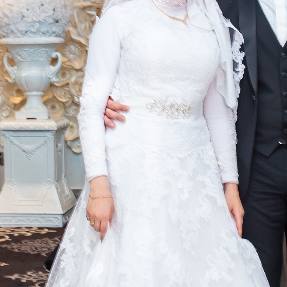 Pronovias LACE A-Line Wedding Dress - Picture 2 of 6